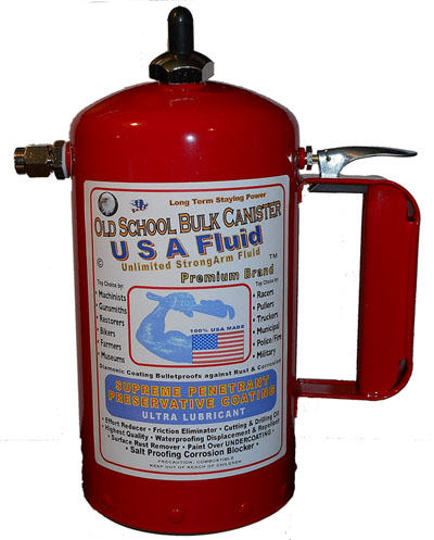 Saltproofing Canister for Treating Bulk Areas..